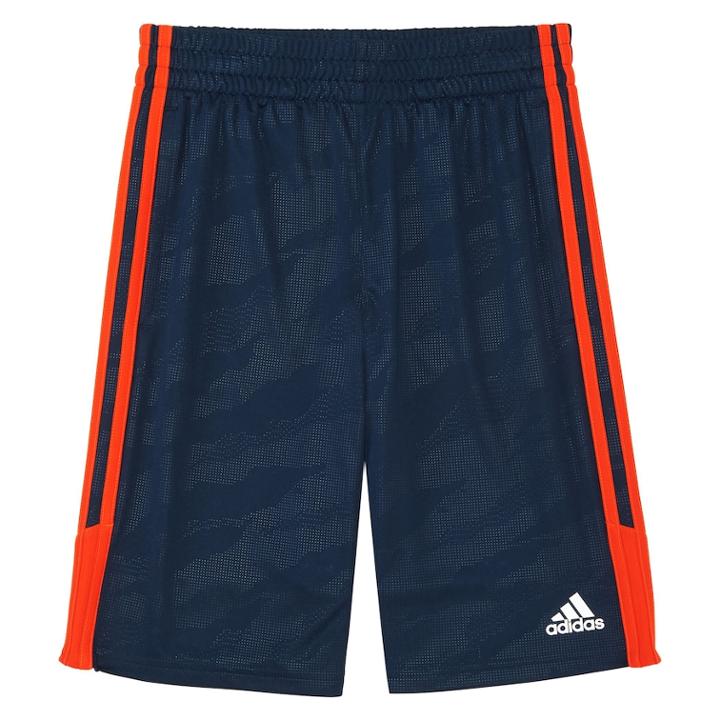 Boys 4-7x Adidas Climalite Moto Camouflage Embossed Pieced Shorts, Size: 6, Blue