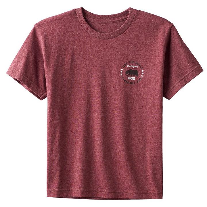 Boys 8-20 Vans Bear Ring Tee, Boy's, Size: Small, Dark Red