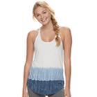 Juniors' So&reg; Slubbed Shirttail Tank, Teens, Size: Small, White