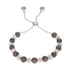 Pearlustre By Imperial Dyed Black Freshwater Cultured Pearl & Crystal Bead Bolo Bracelet, Women's
