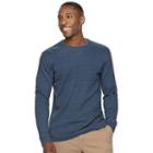 Men's Sonoma Goods For Life&trade; Classic-fit Soft-touch Stretch Thermal Crewneck Tee, Size: Medium, Dark Blue