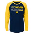 Boys 4-18 Michigan Wolverines Flux Tee, Size: 8-10, Dark Blue