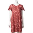 Women's Lc Lauren Conrad Tie-sleeve Swing Dress, Size: Large, Med Red