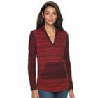 Women's Woolrich Mile Run Ii Southwestern Hoodie, Size: Medium, Dark Red