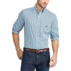 Men's Chaps Classic-fit Stretch Poplin Button-down Shirt, Size: Xl, Blue