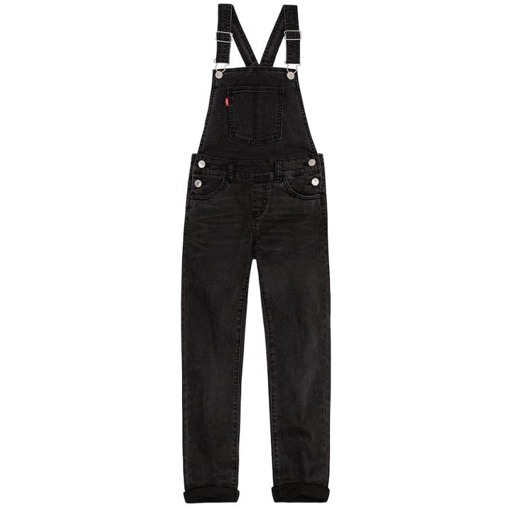 Girls 7-16 Levi's&reg; Girlfriend Overalls, Size: 7, Grey (charcoal)