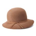 Women's Apt. 9&reg; Solid Wool Felt Banded Cloche Hat, Dark Beige