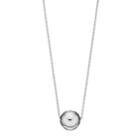 Sterling Silver Beaded Necklace, Women's, Grey