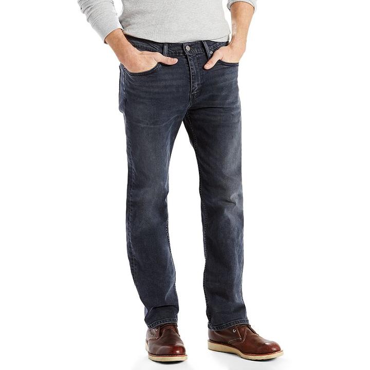 Men's Levi's&reg; 514&trade; Stretch Straight-fit Jeans, Size: 42x32, Dark Blue