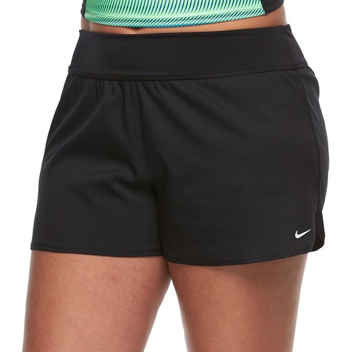 Plus Size Nike Core Solid Boardshort Bottoms, Women's, Size: 2xl, Grey (charcoal)