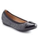 Croft & Barrow&reg; Women's Ortholite Cap-toe Ballet Flats, Size: 9.5, Grey