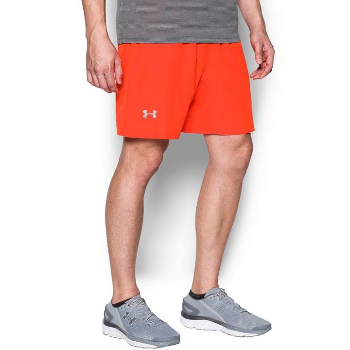 Men's Under Armour Stride Running Shorts, Size: Large, Beige Oth