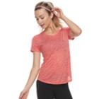 Women's Tek Gear&reg; Short Sleeve Tee, Size: L Tall, Med Orange