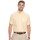 Men's Croft & Barrow&reg; Classic-fit Easy-care Button-down Shirt, Size: Xxl, Gold