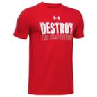Boys 8-20 Under Armour Destroy The Competition Performance Tee, Size: Large, Red
