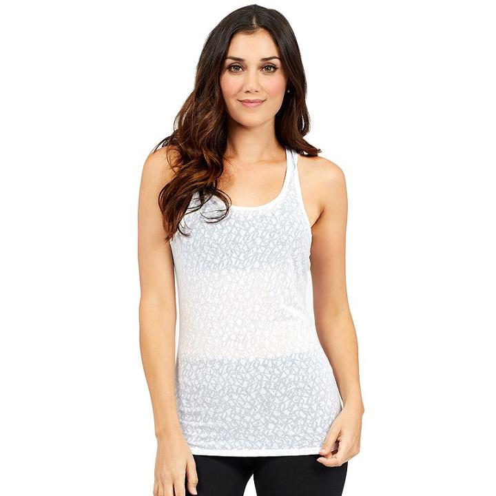 Women's Marika Intrigue Singlet Tank, Size: Medium, White