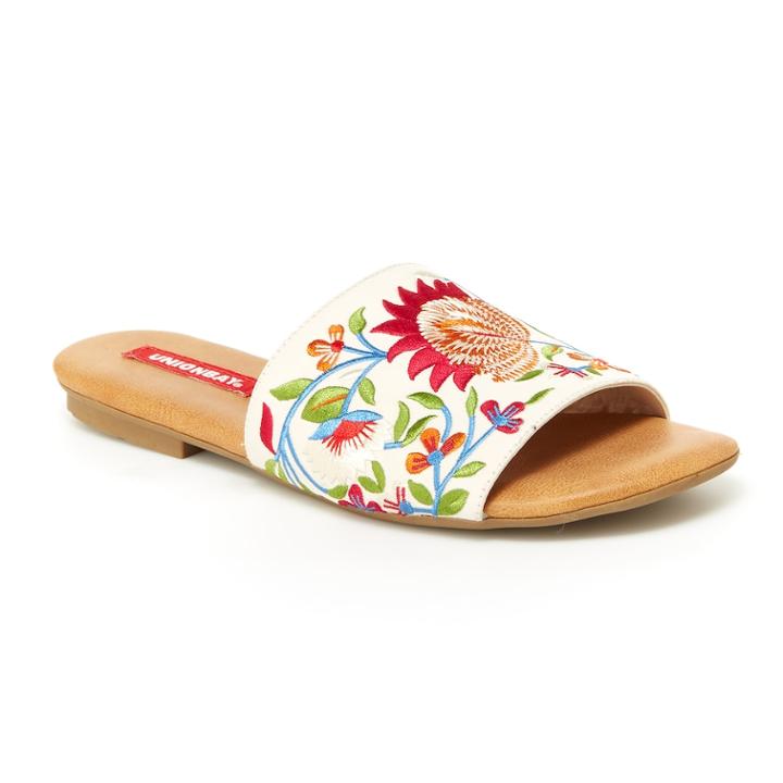 Unionbay Drama Women's Slide Sandals, Size: 6, White