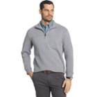 Big & Tall Arrow Classic-fit Sueded Fleece Quarter-zip Pullover, Men's, Size: 3xb, Dark Grey