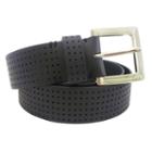 Men's Pga Tour Perforated Performance Golf Belt, Size: 38, Black