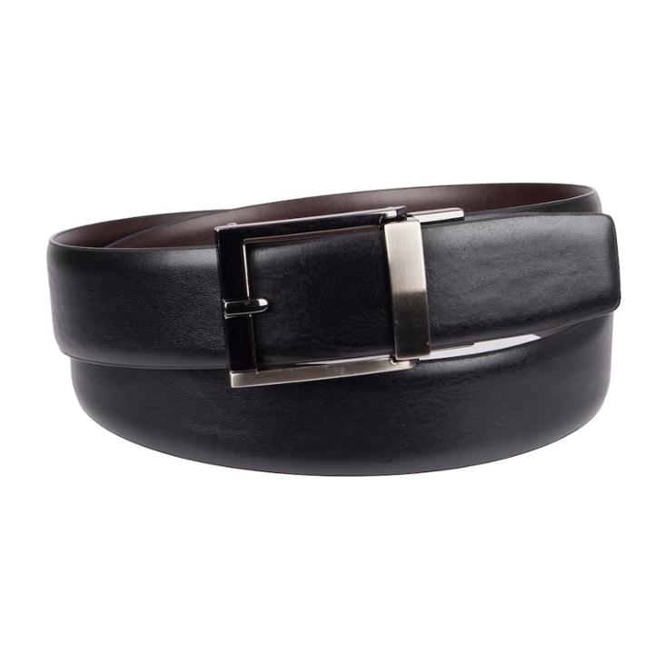 Men's Apt. 9&reg; Precision Fit Dress Belt, Size: Medium, Black