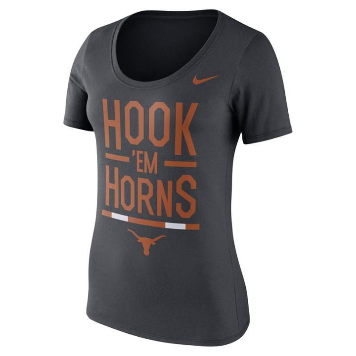 Women's Nike Texas Longhorns Local Spirit Tee, Size: Large, Black