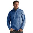 Men's Antigua Fortune Classic-fit Half-zip Pullover Sweater, Size: 3xl, Purple Oth