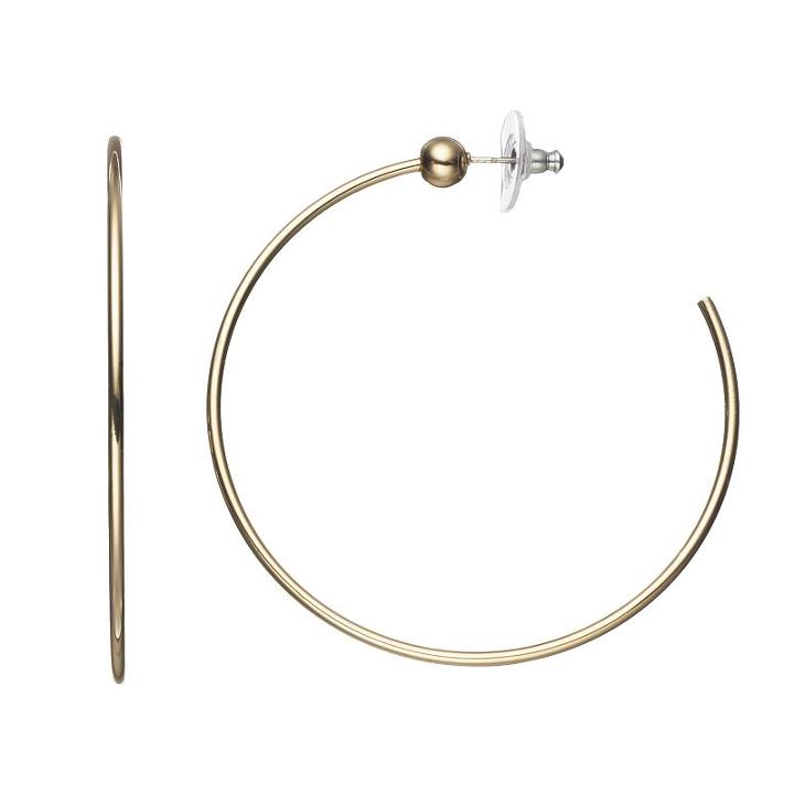 Jennifer Lopez Ball Hoop Earrings, Women's, Gold