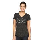 Women's Apt. 9&reg; V-neck Graphic Tee, Size: Xl, Oxford