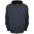 Men's Franchise Club Boise State Broncos Hooded Shade Jacket, Size: 3xl, Grey