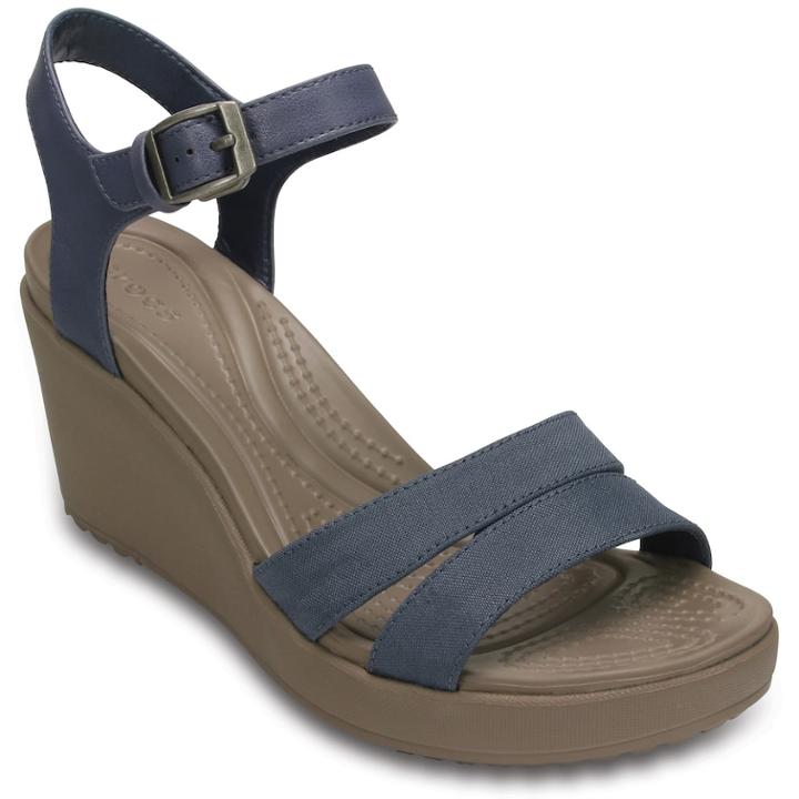 Crocs Leigh Ii Women's Wedge Sandals, Size: 11, Med Blue