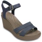 Crocs Leigh Ii Women's Wedge Sandals, Size: 11, Med Blue