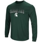 Men's Campus Heritage Michigan State Spartans Gradient Long-sleeve Tee, Size: Xxl, Dark Green