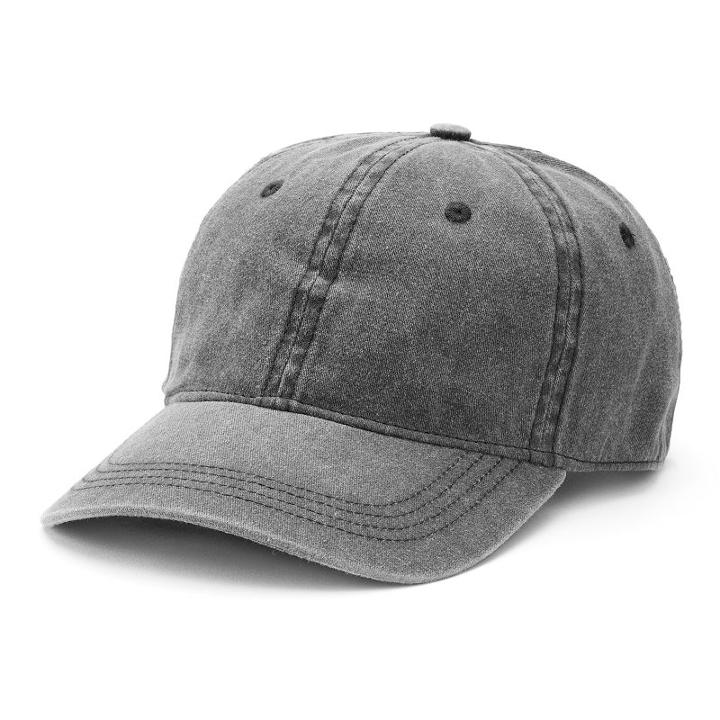 Women's Mudd&reg; Washed Baseball Hat, Black