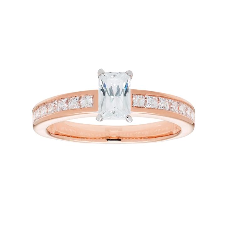 14k Gold Emerald Cut 1 Carat T.w. Igl Certified Diamond Engagement Ring, Women's, Size: 5, White