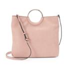 Lc Lauren Conrad Ring Convertible Crossbody Bag, Women's, Light Pink
