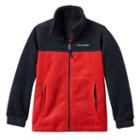 Boys 8-20 Columbia Fleece Flattop Ridge Jacket, Size: Large, Med Red