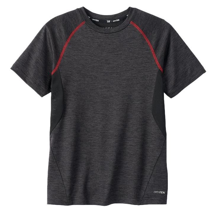 Boys 8-20 Tek Gear&reg; Space-dyed Tee, Boy's, Size: Small, Black