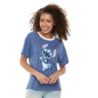 Disney's Lilo & Stitch Juniors' Dancing Graphic Tee, Teens, Size: Large, Blue