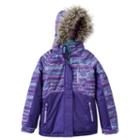 Girls 7-16 Free Country Midweight Boarder Jacket, Girl's, Size: 14, Brt Purple