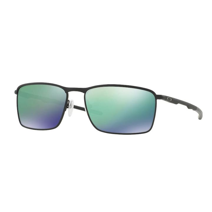 Oakley Conductor 6 Oo4106 58mm Rectangle Jade Iridium Mirror Sunglasses, Women's, Black