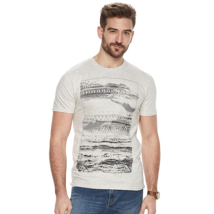 Men's Apt. 9&reg; State Of Mind Tee, Size: Xl, Dark Grey