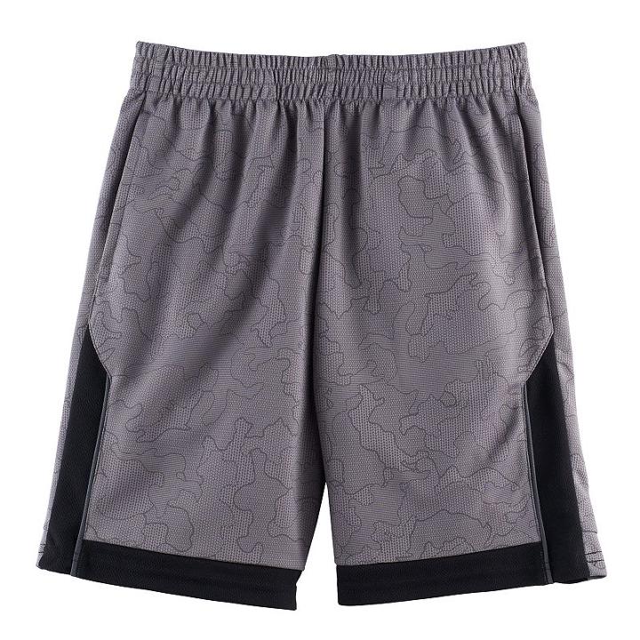 Boys 8-20 Tek Gear&reg; Titan Camouflage Basketball Shorts, Boy's, Size: Xl(18/20), Med Grey