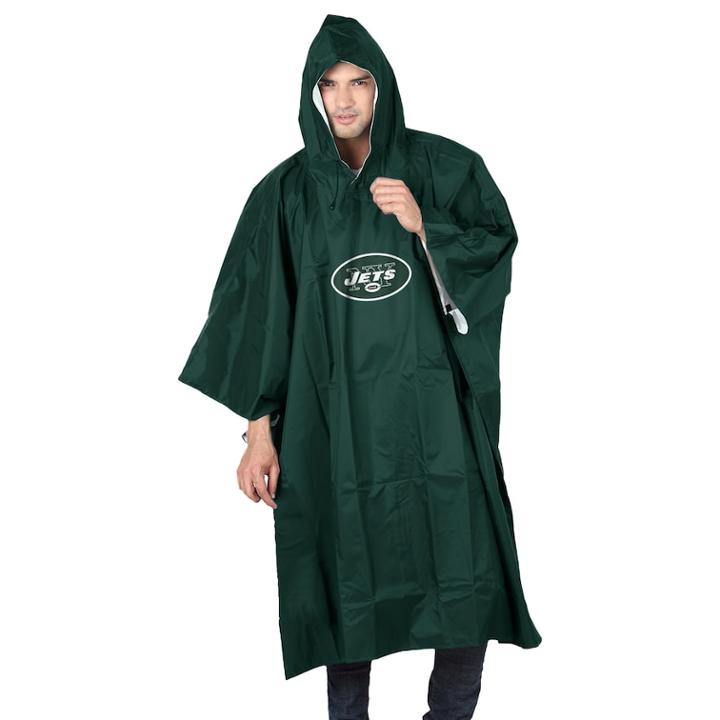 Adult Northwest New York Jets Deluxe Poncho, Adult Unisex, Green