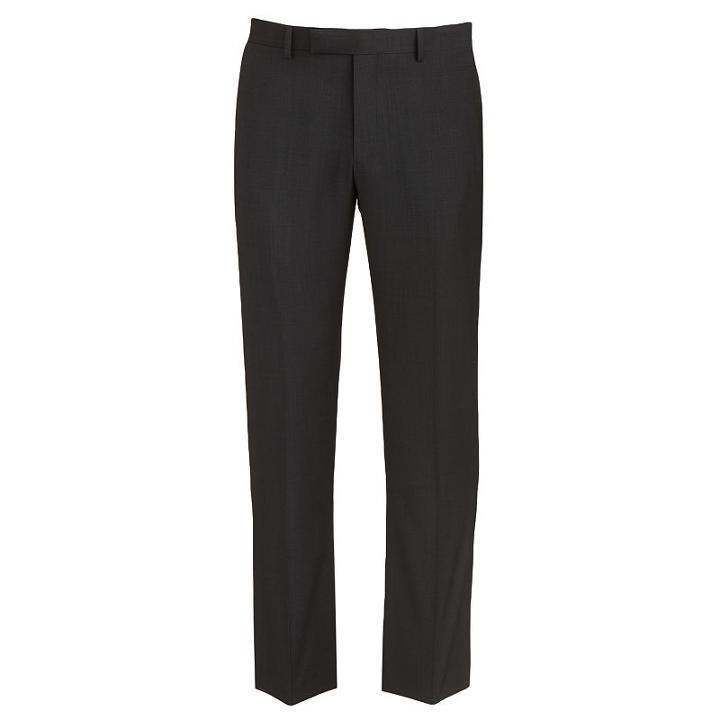 Men's Marc Anthony Modern-fit Wool Flat-front Black Suit Pants, Size: 32x32
