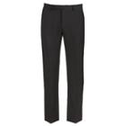 Men's Marc Anthony Modern-fit Wool Flat-front Black Suit Pants, Size: 32x32