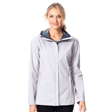 Women's Heatkeep Waterproof Rain Jacket, Size: Medium, Grey Other