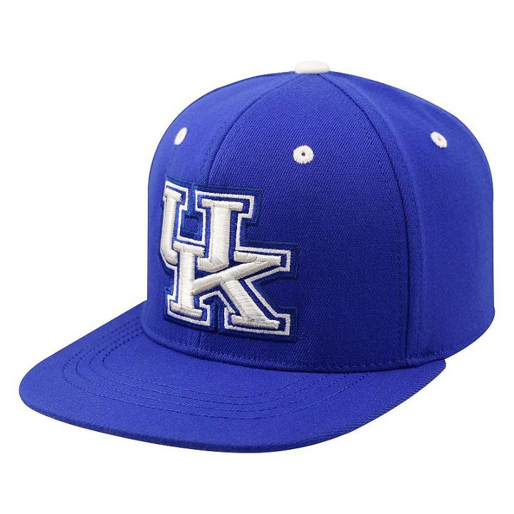 Adult Top Of The World Kentucky Wildcats Flat-bill Cap, Med Blue