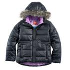 Girls 4-18 Columbia Thermal Coil Winter Chills Midweight Jacket, Size: Xxs, Grey (charcoal)