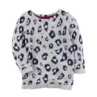 Girl's 4-8 Carter's Leopard Print Sweater, Size: 4