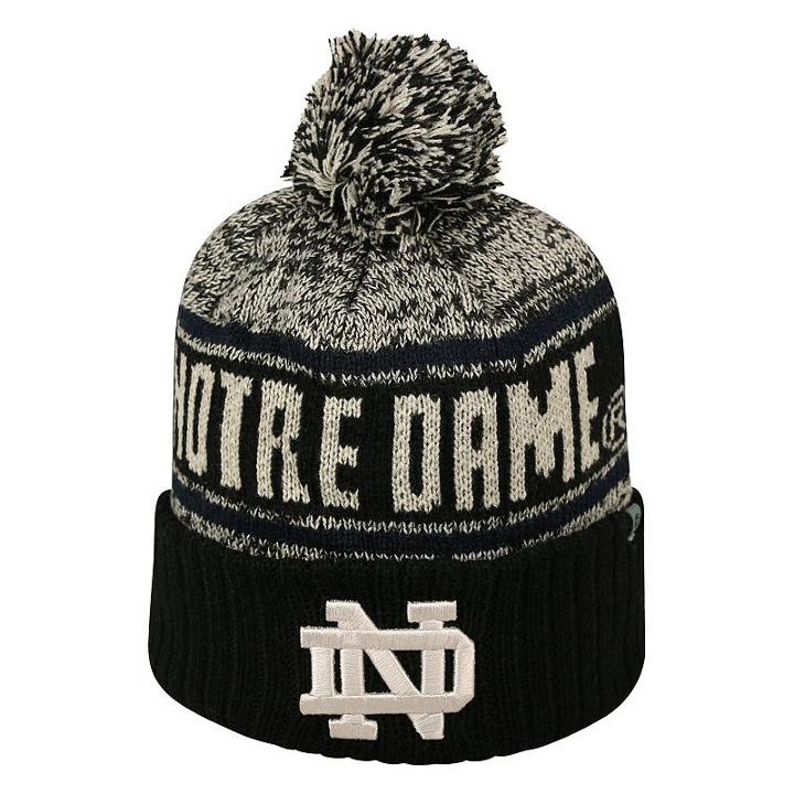 Adult Top Of The World Notre Dame Fighting Irish Heezy Skate Hat, Black